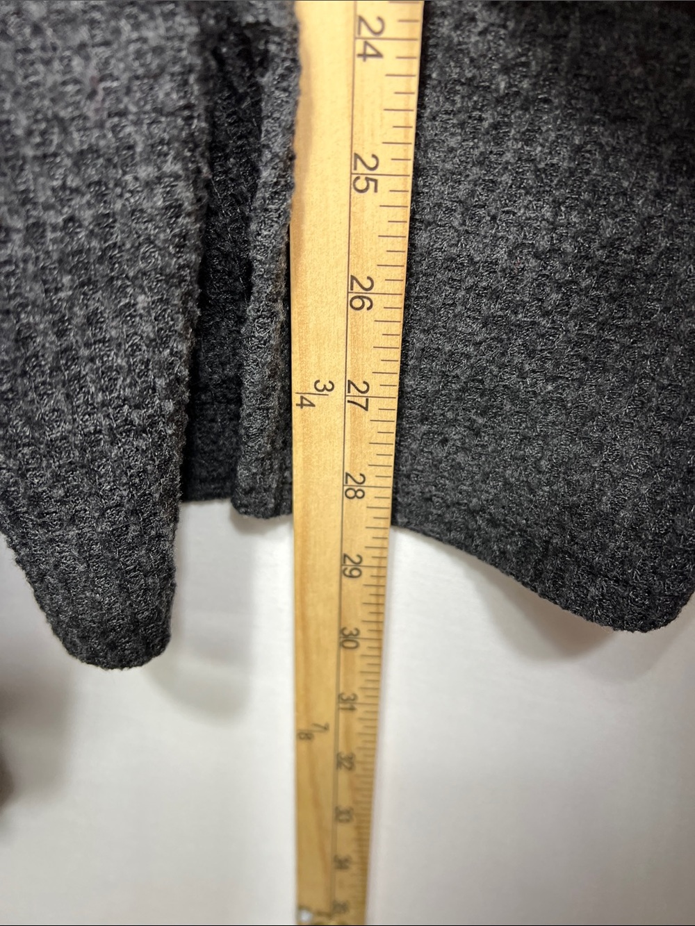 Millibon Dark Gray Open-Front Bell Sleeve Cardigan - Picture 9 of 9